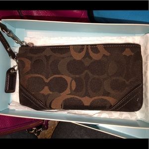 Coach wristlet
